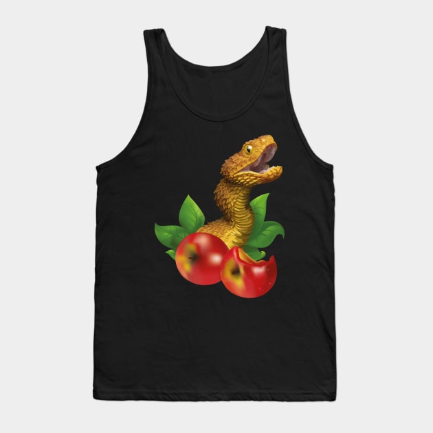 Snake with apples Tank Top by obscurite